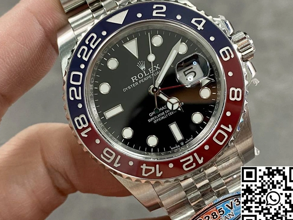 Rolex Dial Clean V3 II Master Black Factory GMT M126710BLRO-0001 1226